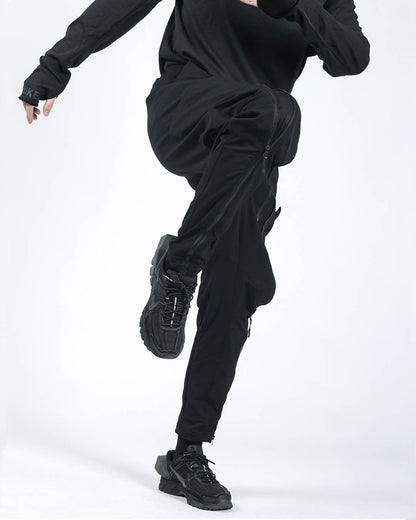 Pantalons de polyvalence zippés -  pantalons techwear - Pantalons zippés confortables et pratiques pour tous
