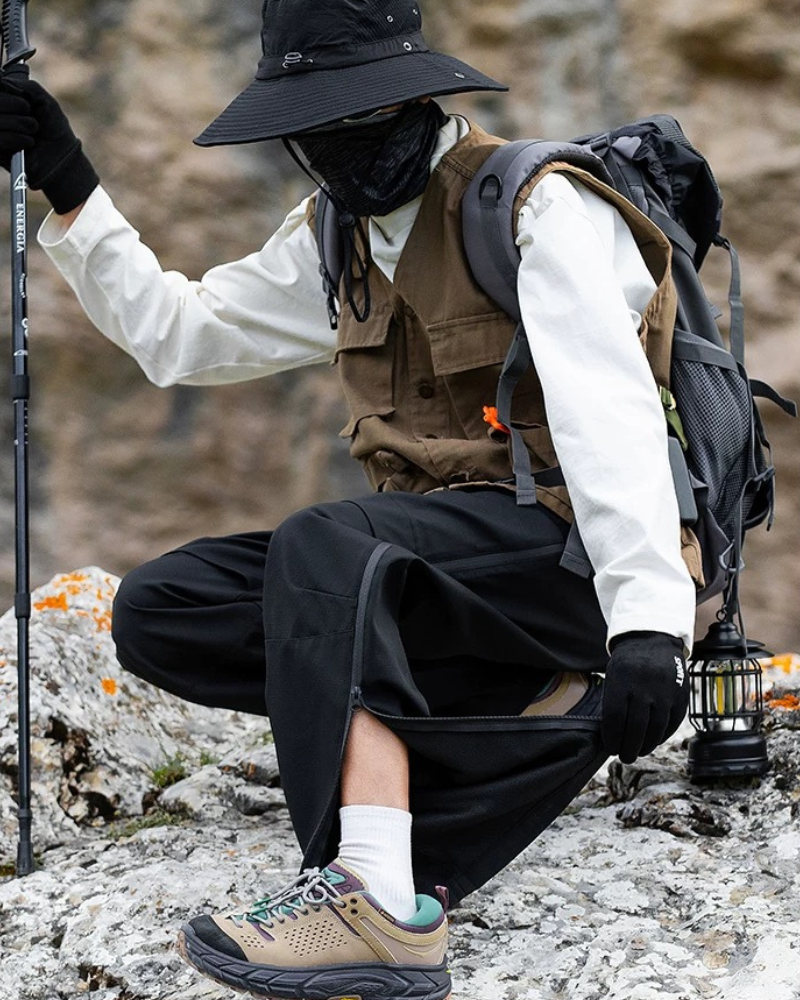 Pantalons de Randonnée Adaptables avec Fermeture Éclair - pantalons randonnée - Pantalons de randonnée adaptables avec fermeture éclair