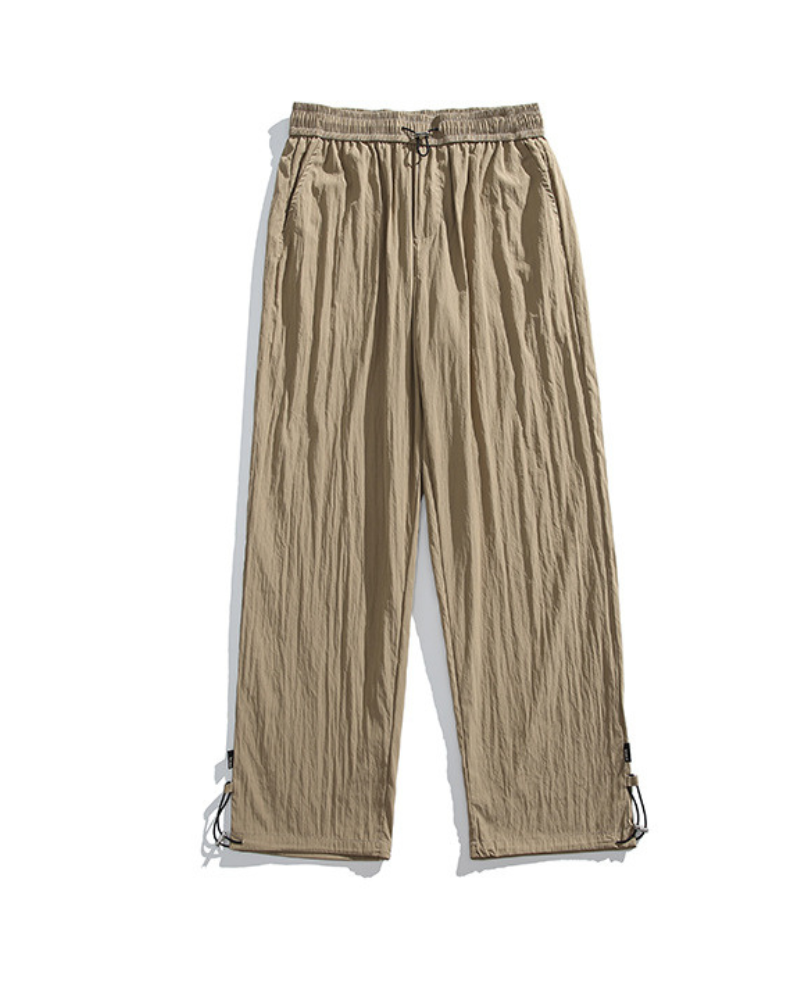 Pantalons de randonnée plissés Breezy - pantalons légers pour randonnées - Pantalons de randonnée plissés en soie glacée pour l'été