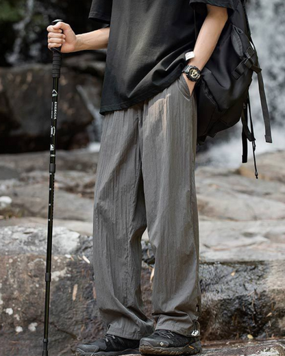 Pantalons de randonnée plissés Breezy - pantalons randonnée - Pantalons de randonnée plissés en soie glacée pour l'été