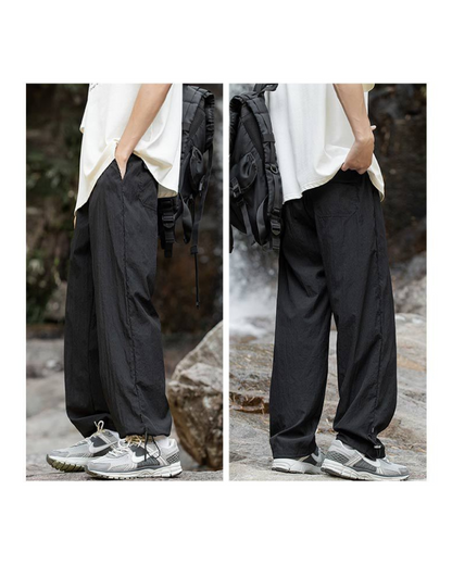Pantalons de randonnée plissés Breezy -  vêtements de plein air - Pantalons de randonnée plissés en soie glacée pour l'été