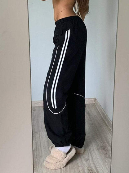 Pantalons de Sport en Nylon -  pantalons unisexe - Pantalons de Sport en Nylon pour un Look Streetwear