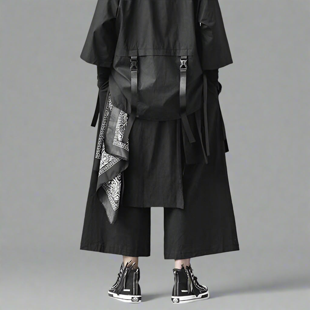 Pantalons de Style Hakama Élégants -  mode décontractée - Pantalons Hakama Élégants pour un Style Unique