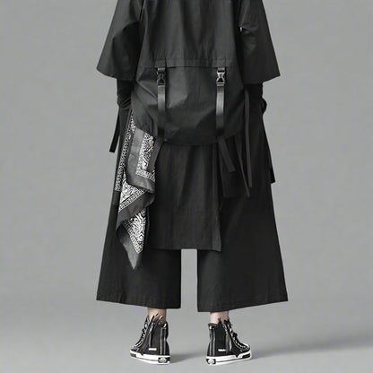 Pantalons de Style Hakama Élégants -  mode décontractée - Pantalons Hakama Élégants pour un Style Unique