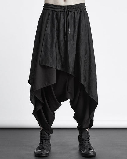 Pantalons de Style Urbain Discrets -  noir - Pantalons Urbains Discrets en Polyester Noir
