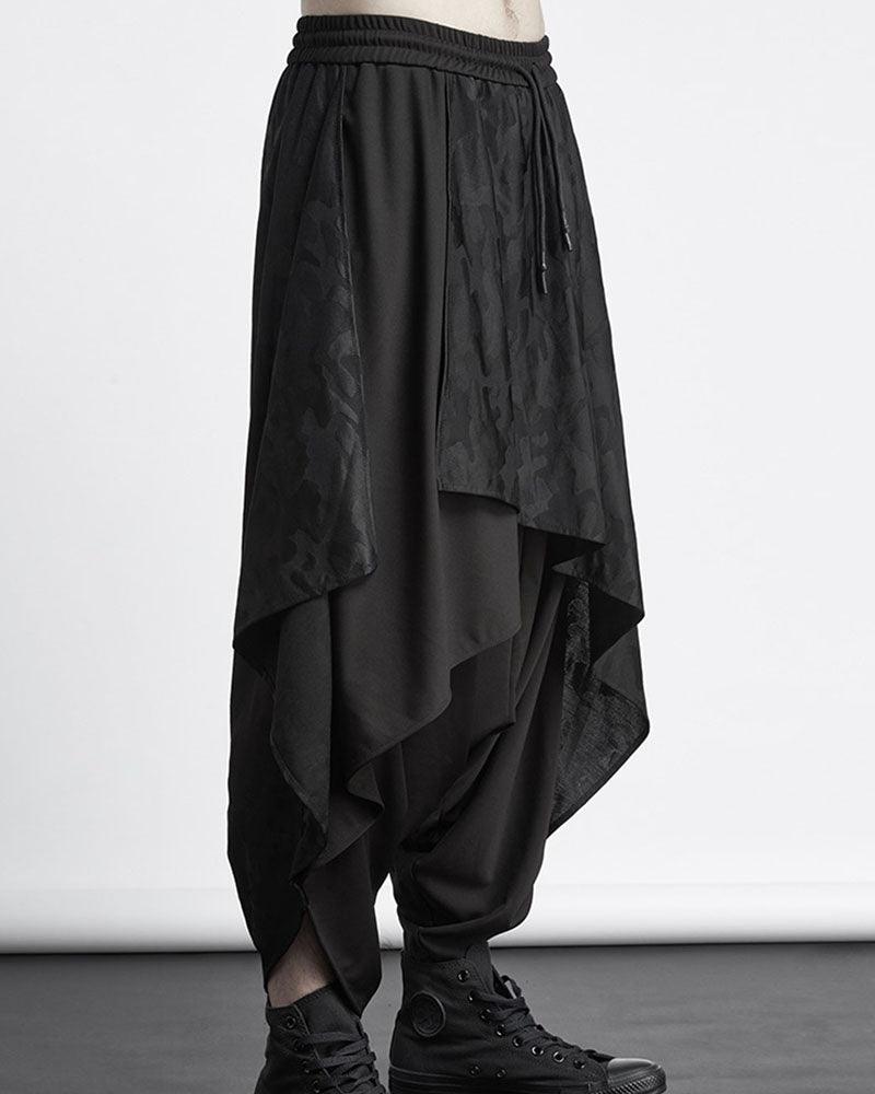 Pantalons de Style Urbain Discrets -  pantalons confortables - Pantalons Urbains Discrets en Polyester Noir