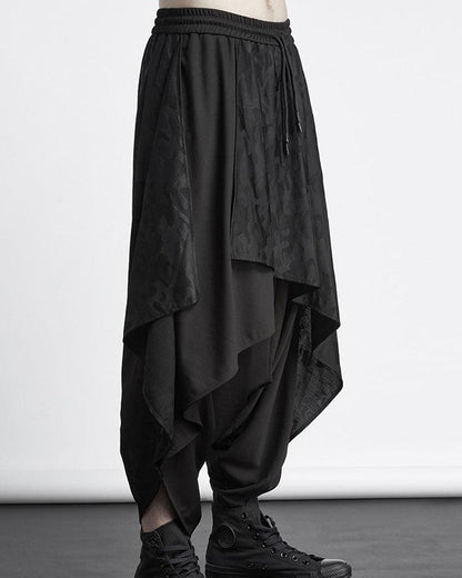 Pantalons de Style Urbain Discrets -  pantalons confortables - Pantalons Urbains Discrets en Polyester Noir