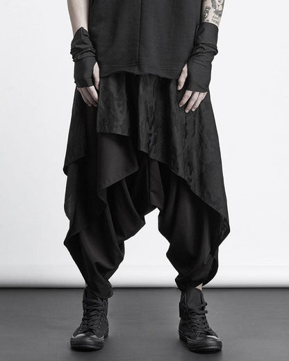 Pantalons de Style Urbain Discrets - pantalons - Pantalons Urbains Discrets en Polyester Noir