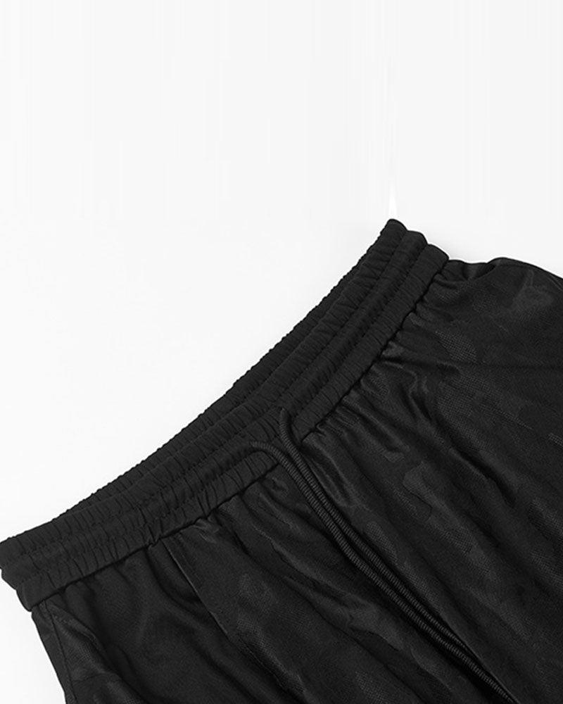 Pantalons de Style Urbain Discrets -  streetwear - Pantalons Urbains Discrets en Polyester Noir