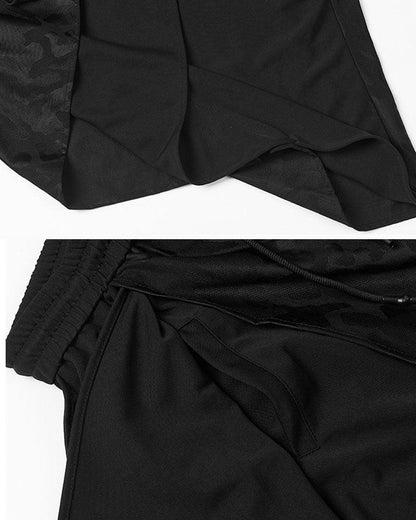 Pantalons de Style Urbain Discrets -  urbain - Pantalons Urbains Discrets en Polyester Noir