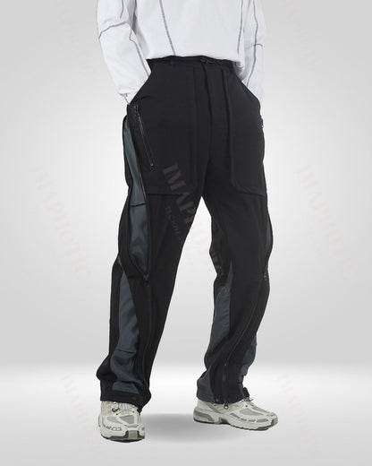 Pantalons Droits Élastiques Polyvalents -  nylon - Pantalons Droits Élastiques Confortables et Stylés