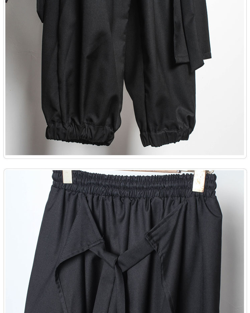 Pantalons Dynamiques à Double Couche -  vêtements durables - Pantalons Dynamiques Inspirés du Style Japonais
