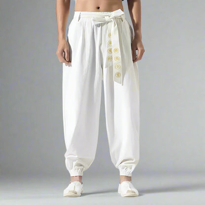 Pantalons Fluides Bohémiens Chic -  mode moderne - Pantalons Fluides Chic au Style Bohémien