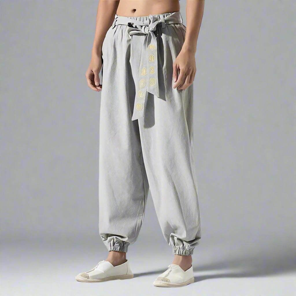Pantalons Fluides Bohémiens Chic -  mode - Pantalons Fluides Chic au Style Bohémien