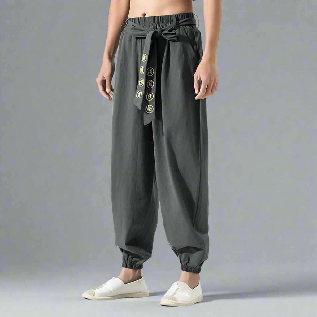 Pantalons Fluides Bohémiens Chic - pantalons harajuku - Pantalons Fluides Chic au Style Bohémien
