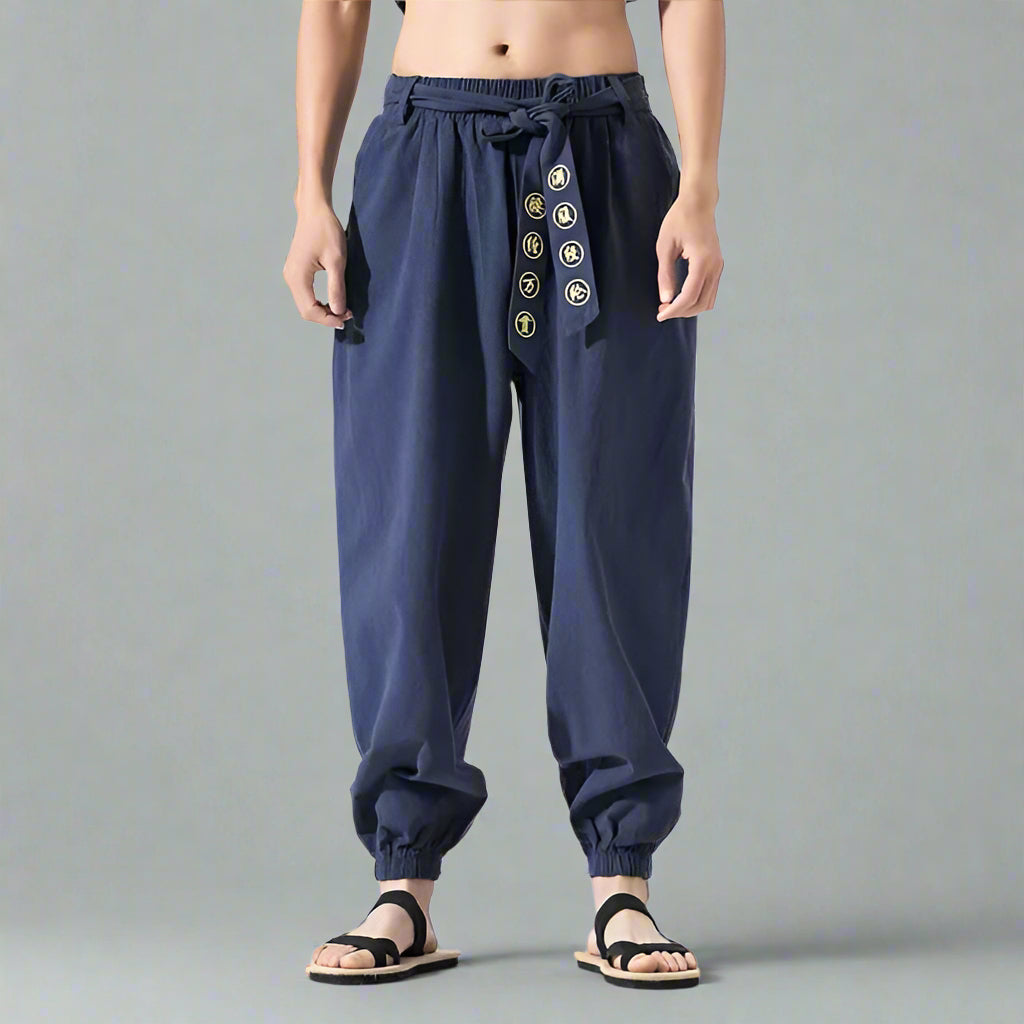 Pantalons Fluides Bohémiens Chic - pantalons - Pantalons Fluides Chic au Style Bohémien