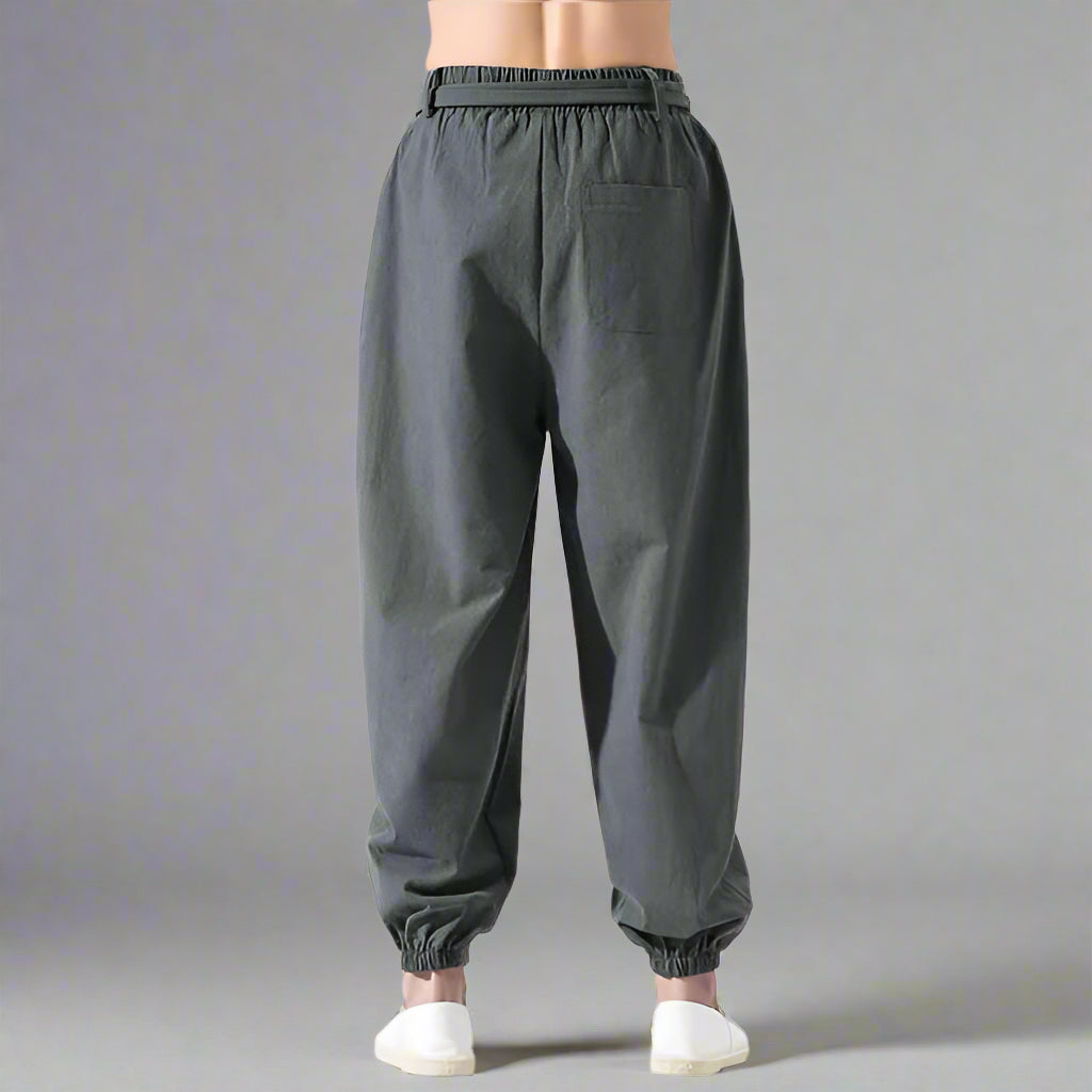 Pantalons Fluides Bohémiens Chic -  style hakama - Pantalons Fluides Chic au Style Bohémien
