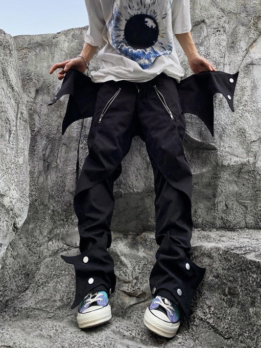 Pantalons Futuristes Inspirés par des Chauves-Souris - pantalons confortables - Pantalons Techwear Inspirés par des Chauves-Souris