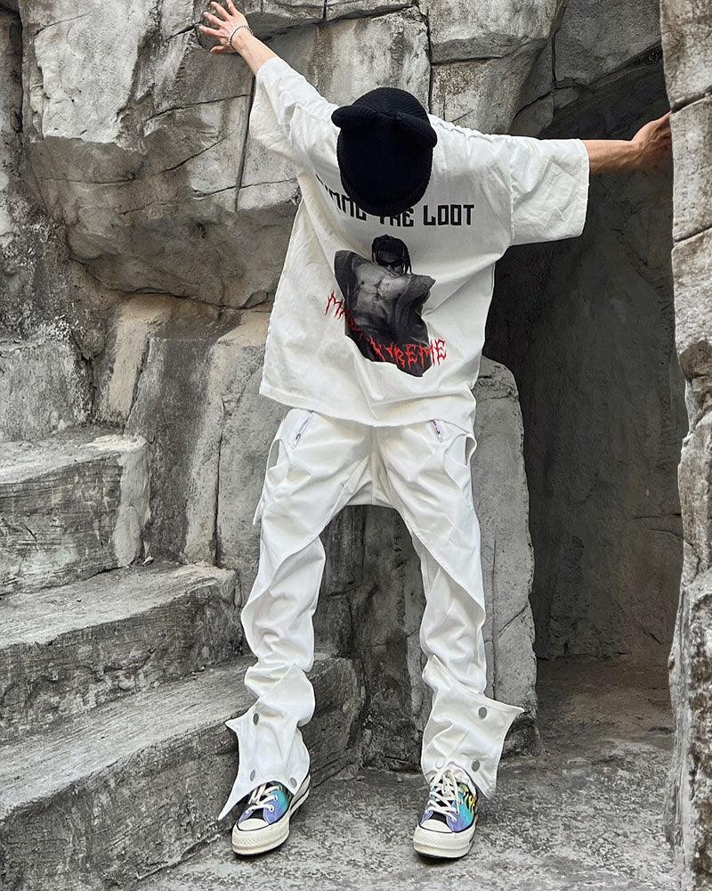 Pantalons Futuristes Inspirés par des Chauves-Souris - pantalons confortables - Pantalons Techwear Inspirés par des Chauves-Souris