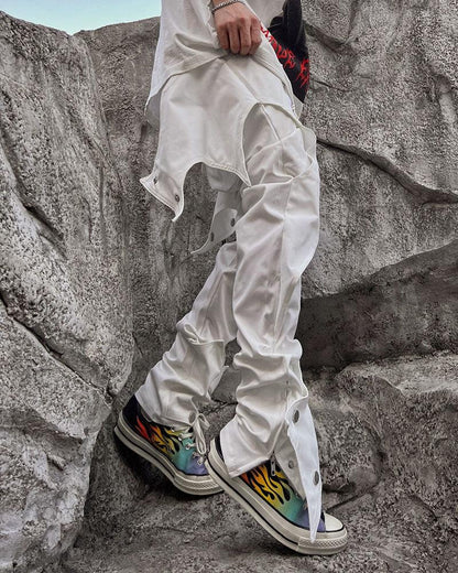 Pantalons Futuristes Inspirés par des Chauves-Souris -  tendances de mode - Pantalons Techwear Inspirés par des Chauves-Souris