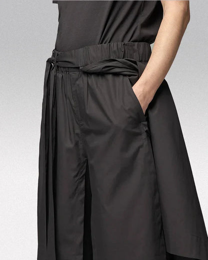 Pantalons Hakama Courts Élégants pour Hommes -  confort élégant - Pantalons Hakama Courts Élégants pour un Confort Optimal