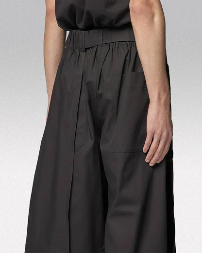 Pantalons Hakama Courts Élégants pour Hommes -  mode décontractée et formelle - Pantalons Hakama Courts Élégants pour un Confort Optimal