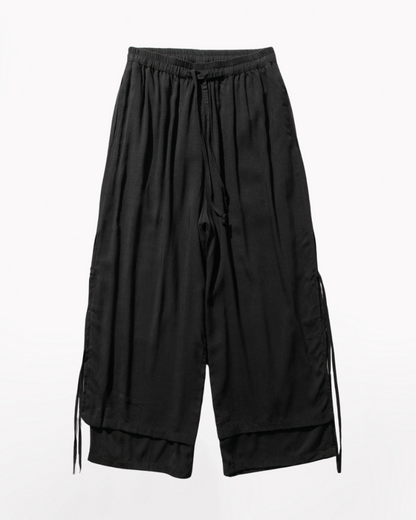 Pantalons Hakama en Coton Chic -  élégance japonaise - Pantalons Hakama Chic en Coton : Élégance et Confort