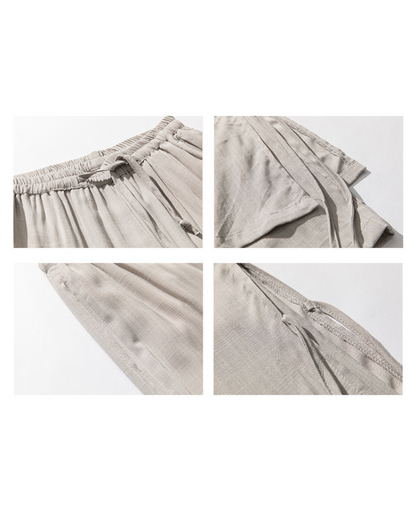 Pantalons Hakama en Coton Chic - pantalons techwear - Pantalons Hakama Chic en Coton : Élégance et Confort