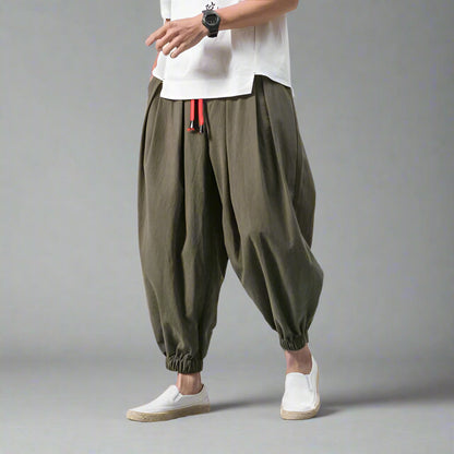 Pantalons Hakama en Coton Intemporels - confort et style - Pantalons Hakama en Coton Confortables et Stylés