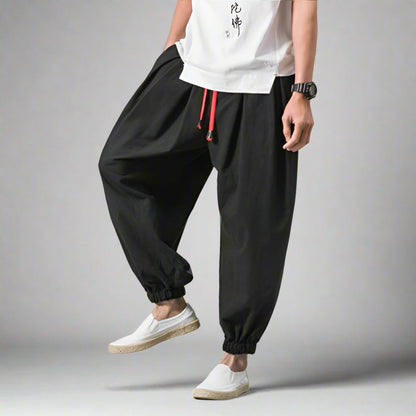 Pantalons Hakama en Coton Intemporels -  coton - Pantalons Hakama en Coton Confortables et Stylés