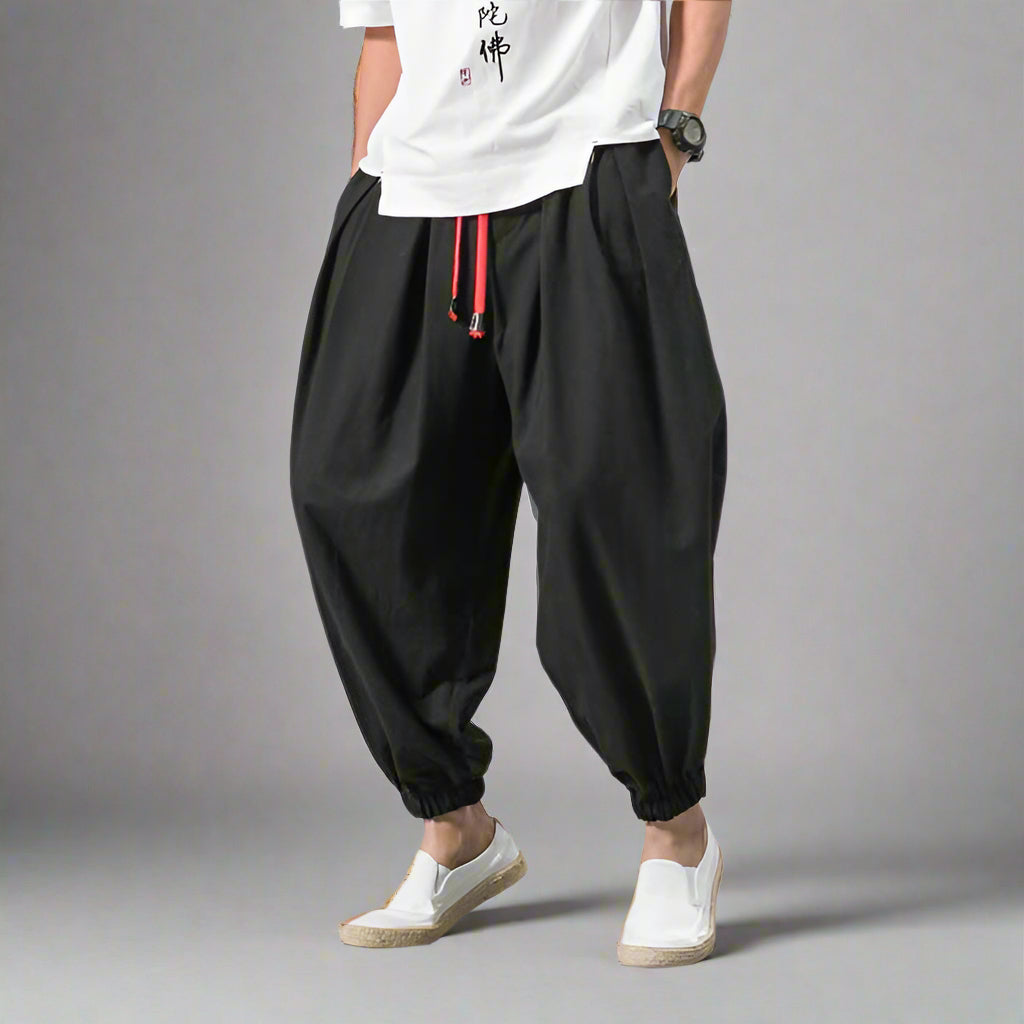 Pantalons Hakama en Coton Intemporels - pantalons hakama - Pantalons Hakama en Coton Confortables et Stylés