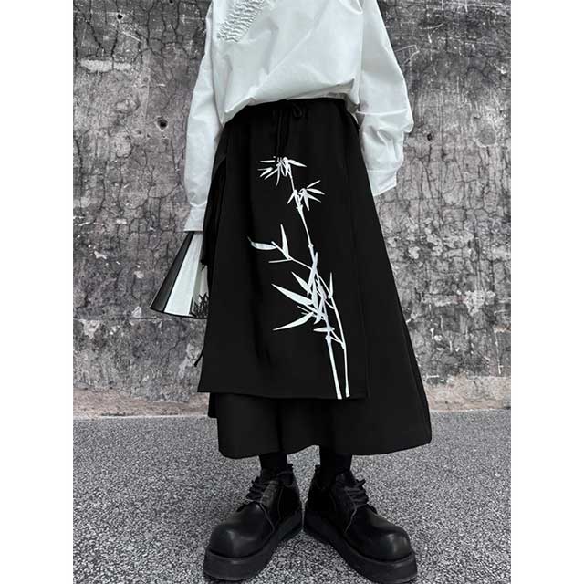 Pantalons Hakama Japonais Étonnants -  ceinture élastique - Pantalons Hakama Japonais au confort moderne et polyvalent