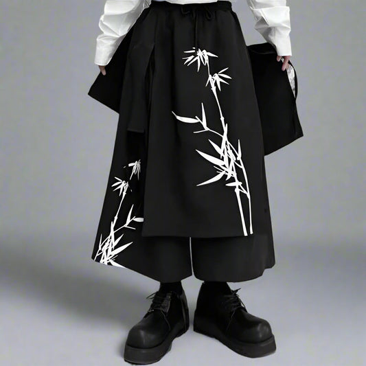 Pantalons Hakama Japonais Étonnants - pantalons décontractés - Pantalons Hakama Japonais au confort moderne et polyvalent