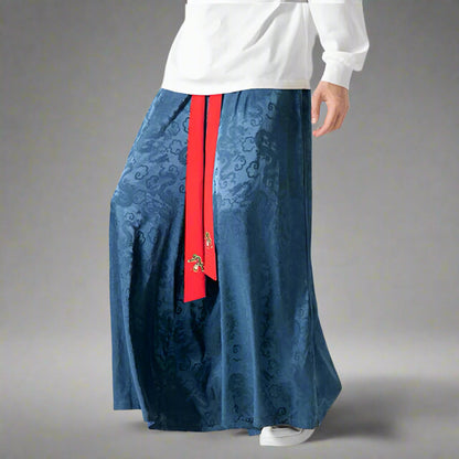 Pantalons Hakama Élégants et Fluides -  confort ultime - Pantalons Hakama Fluides avec Design Élégant