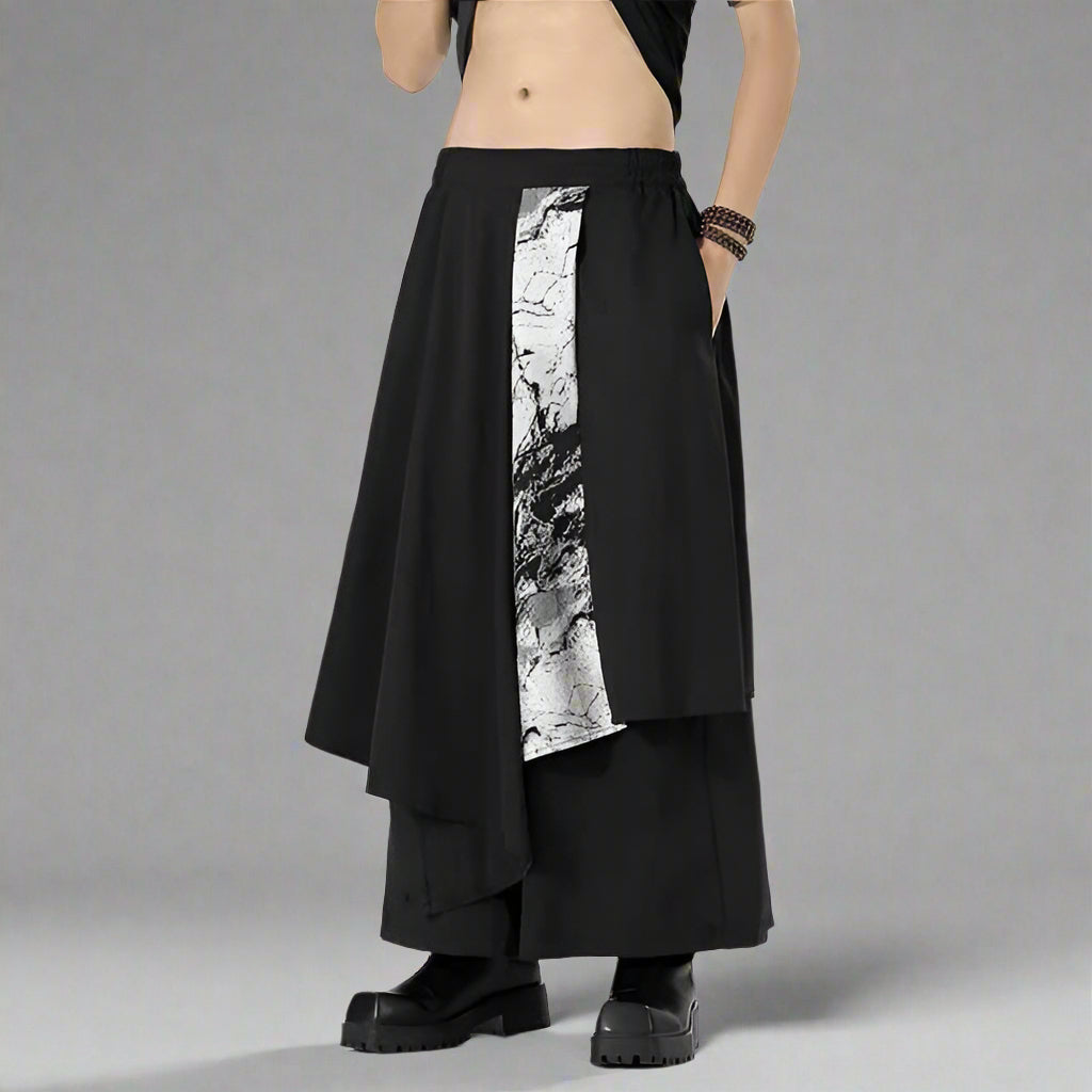 Pantalons Hakama Élégants -  pantalons à jambes larges - Pantalons Hakama Élégants avec Style Contemporain