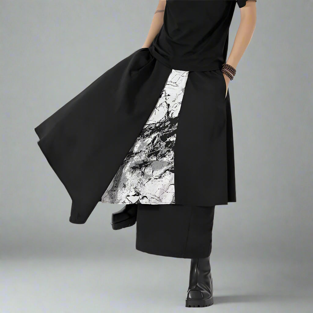 Pantalons Hakama Élégants -  pantalons larges - Pantalons Hakama Élégants avec Style Contemporain