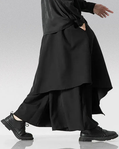 Pantalons Hakama Élégants pour Tous -  esthétique japonaise - Pantalons Hakama Élégants pour un Style Urbain