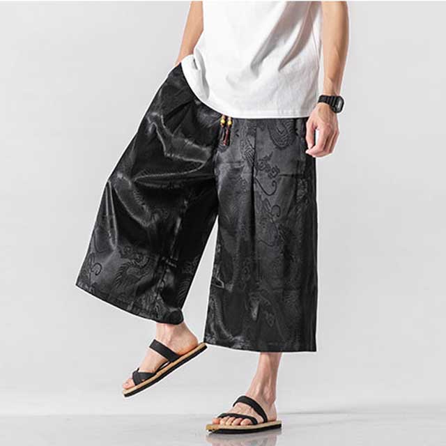 Pantalons Hakama Modernes et Stylés - pantalons confortables - Pantalons Hakama Modernes pour Hommes Confortables