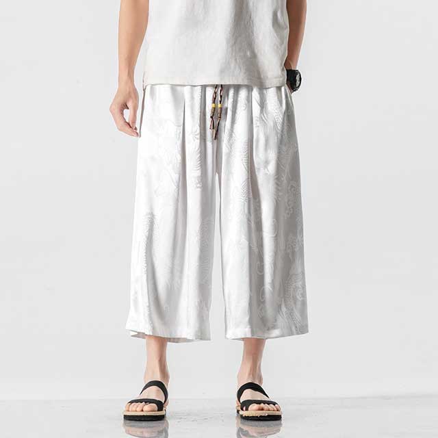 Pantalons Hakama Modernes et Stylés -  pantalons pour hommes - Pantalons Hakama Modernes pour Hommes Confortables