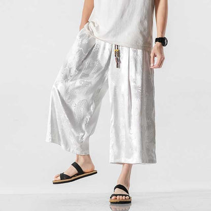 Pantalons Hakama Modernes et Stylés -  pratique - Pantalons Hakama Modernes pour Hommes Confortables