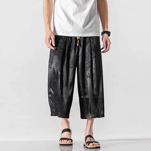 Pantalons Hakama Modernes et Stylés -  style décontracté - Pantalons Hakama Modernes pour Hommes Confortables