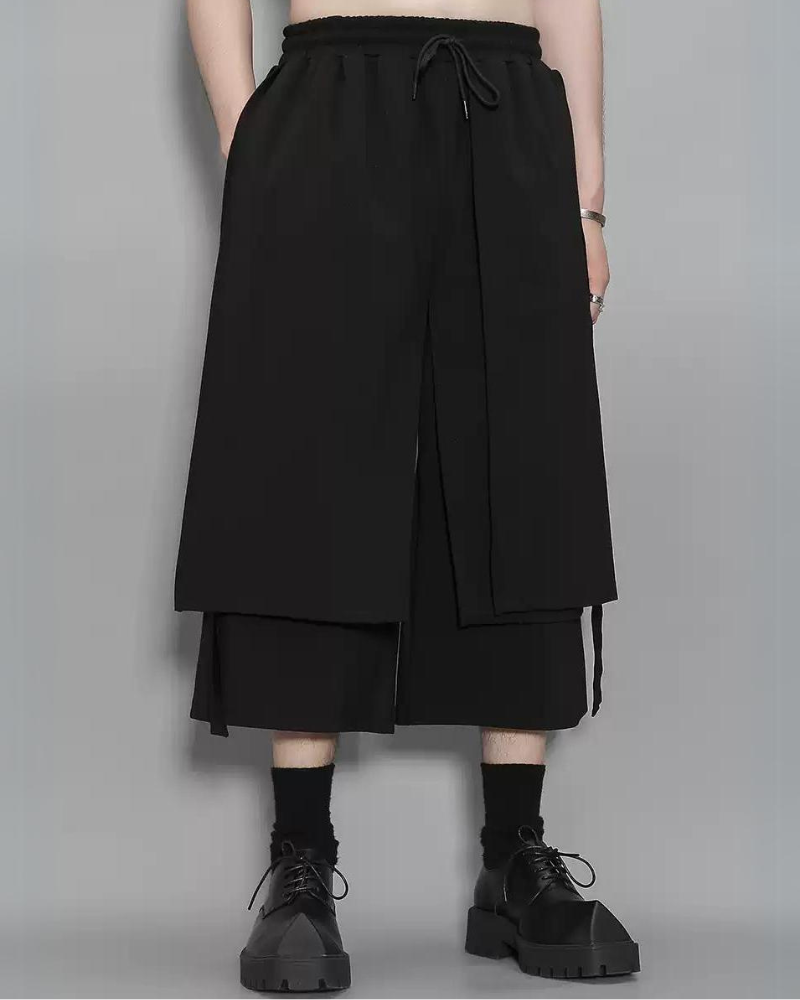 Pantalons Hakama Street Style Innovants -  confort et durabilité - Pantalons Hakama Street Style pour un Look Moderne