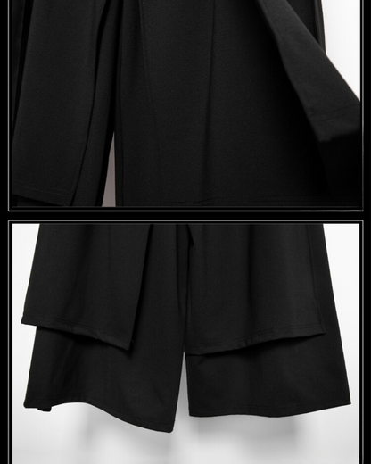 Pantalons Hakama Street Style Innovants -  élégance japonaise - Pantalons Hakama Street Style pour un Look Moderne