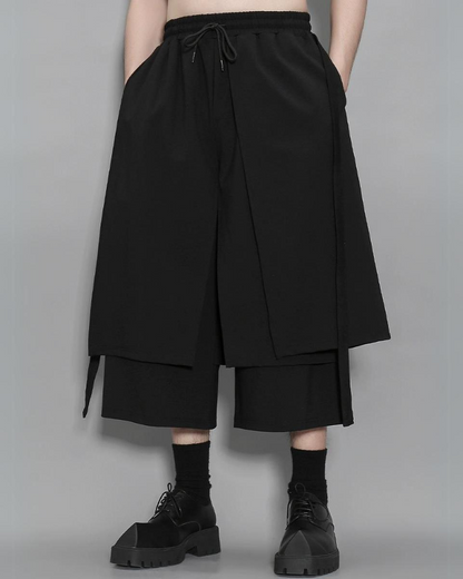 Pantalons Hakama Street Style Innovants -  pantalons techwear - Pantalons Hakama Street Style pour un Look Moderne