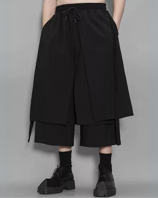Pantalons Hakama Street Style Innovants - style moderne - Pantalons Hakama Street Style pour un Look Moderne