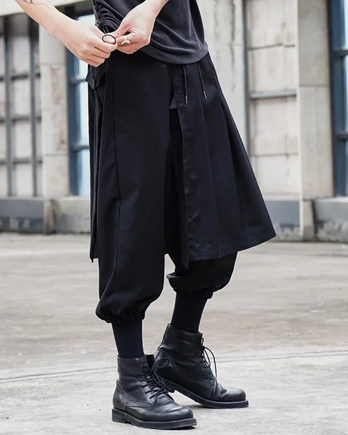 Pantalons Hakama Stylés pour Hommes - pantalons style urbain - Pantalons Hakama pour Hommes au Look Unique et Confortable