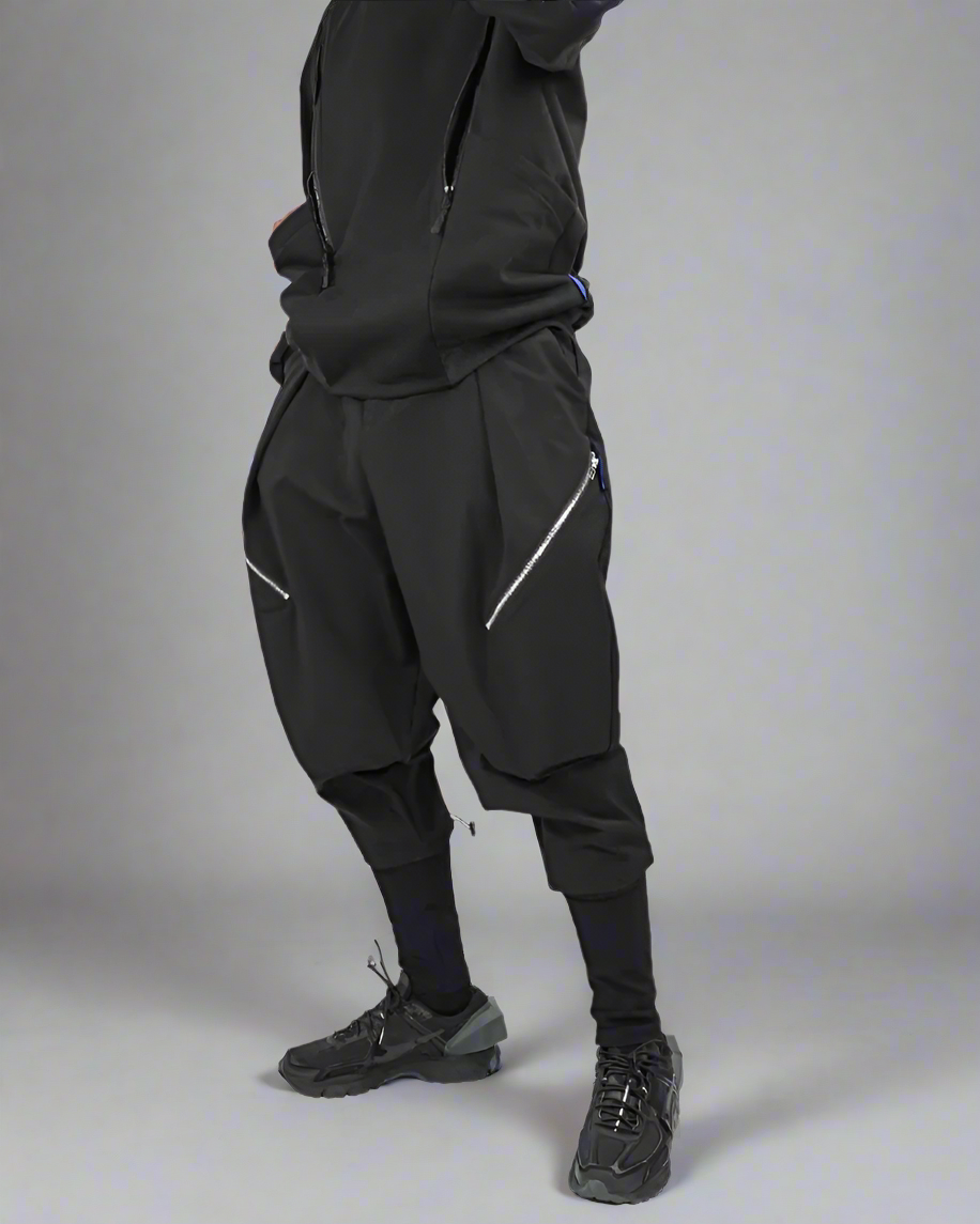 Pantalons Hakama Superposés Chic -  hakama - Pantalons Hakama Superposés Chic pour un Style Urbain