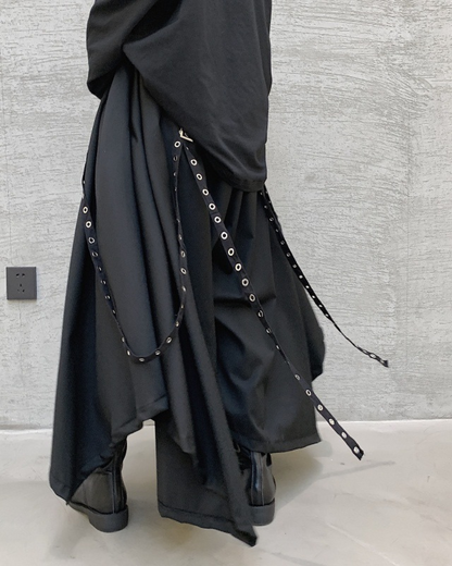Pantalons Hakama Urbains Chic -  look urbain chic - Pantalons Hakama Urbains Chic pour un Style Contemporain