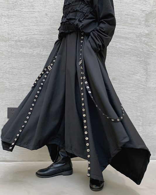 Pantalons Hakama Urbains Chic - pantalons hakama - Pantalons Hakama Urbains Chic pour un Style Contemporain