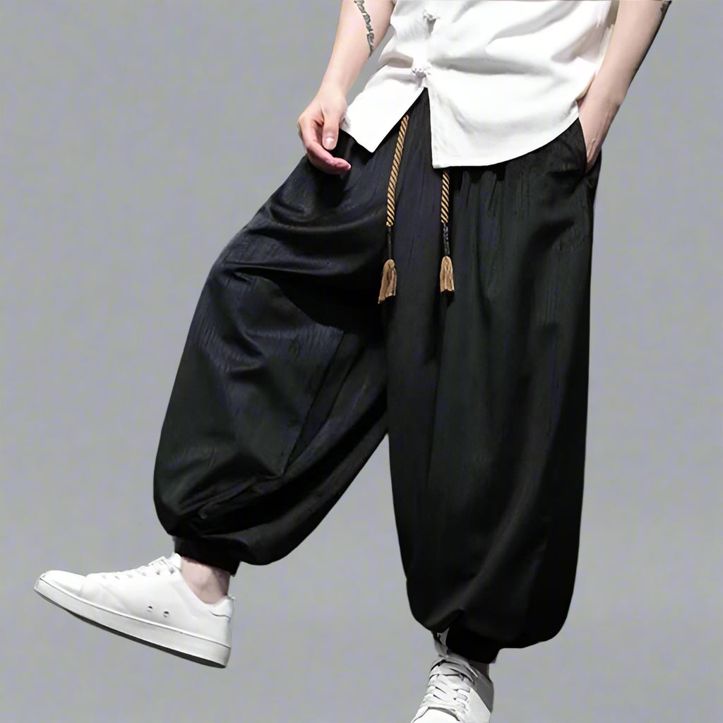 Pantalons Hakama Urbains Tendance -  confort optimal - Pantalons Hakama Urbains Confortables et Tendance